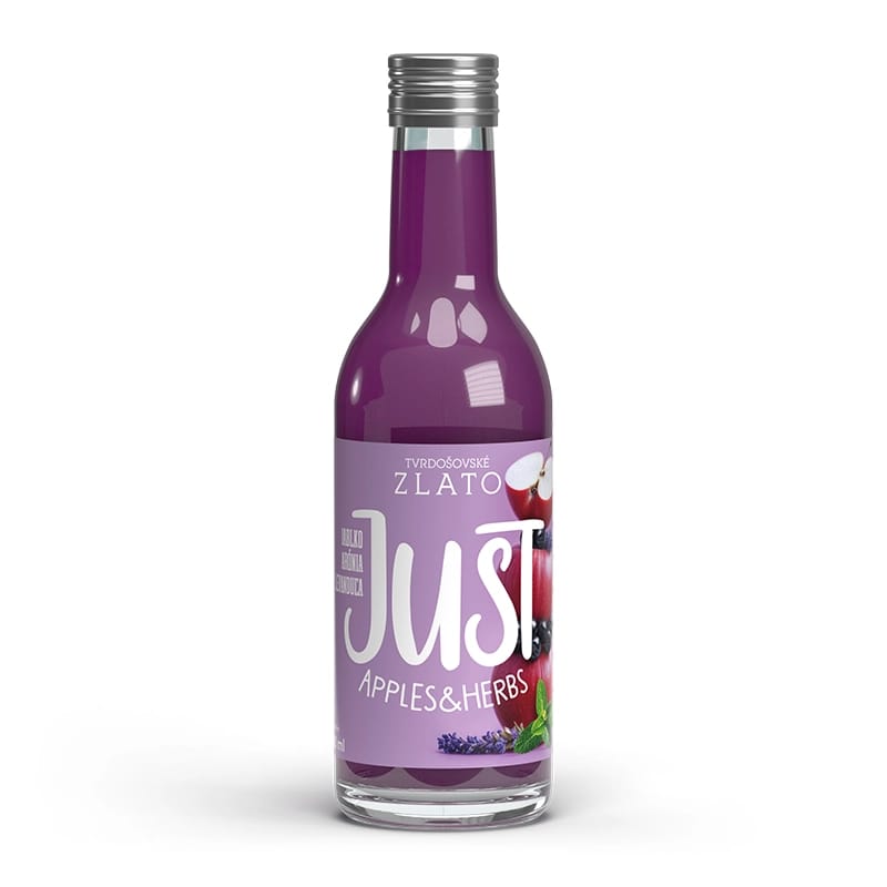 JUST šťava- Jablko, arónia, levanduľa a mäta