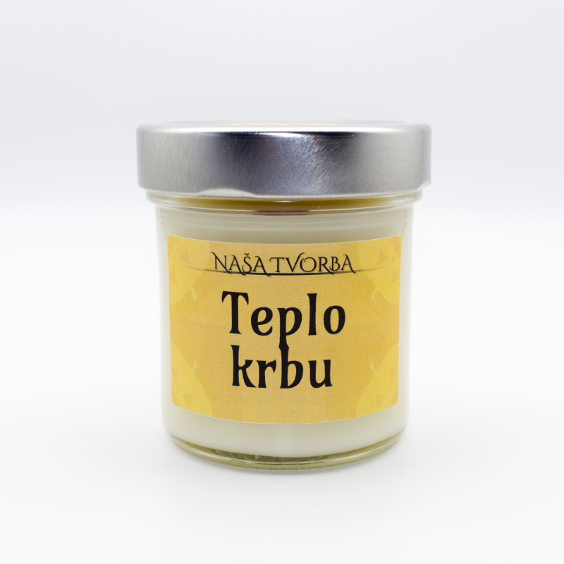 TEPLO KRBU - Sójová Sviečka 120g Naša Tvorba