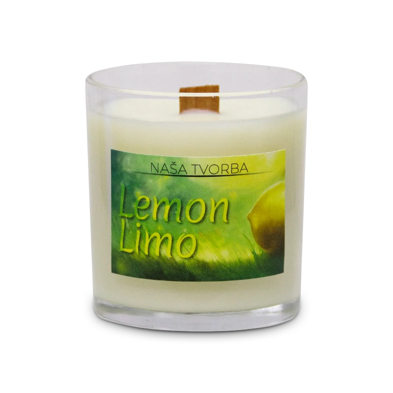 Handmade Sójová Sviečka- Lemon Limo 140g