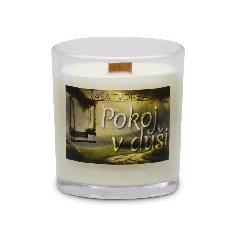 Handmade Sójová Sviečka- POKOJ V DUŠI 140g