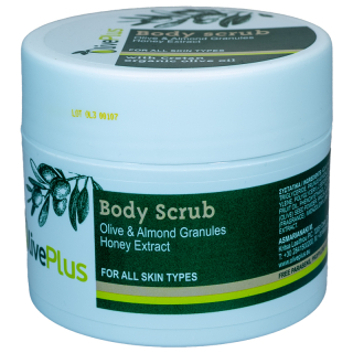Telový Peeling z Kôstok Mandlí a Olív Olive Plus 200ml