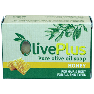 100% Prírodné Olivové Mydlo s Medom Olive Plus 100g