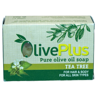 100% Prírodné Olivové Mydlo s Tea Tree OLive Plus 100g