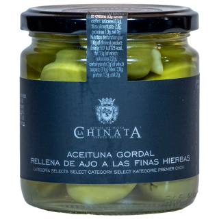 Olivy Gordal s Bylinkami a Cesnakom 340g/180g netto