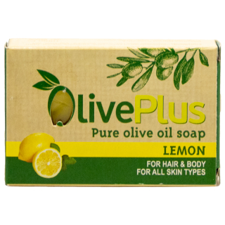 100% Prírodné Olivové Mydlo s Citrónom Olive Plus 100g