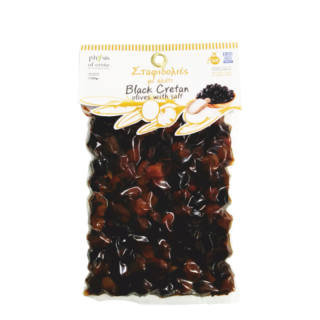Čierne Olivy Koroneiki so Soľou Physis of Crete 250g