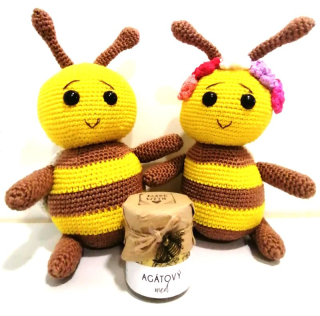 Handmade Včelí párik s Medíkom- Bee-Oli