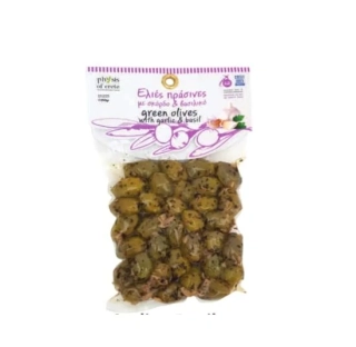 Olivy s Bazalkou a Cesnakom 250g