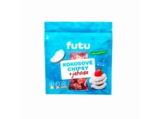 Kokosové Chipsy FUTU- Jahoda 40g