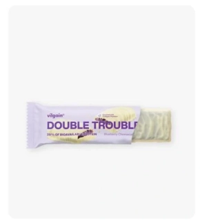 Double Trouble Proteínová Tyčinka- Čučoriedkový Cheesecake 55g Vilgain