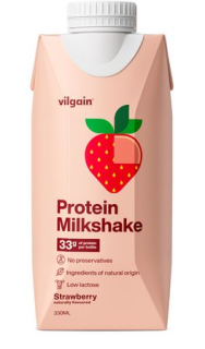 Proteínový Milkshake Jahoda 330ml VILGAIN
