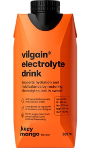 Vilgain Electrolyte Drink Mango 500ml