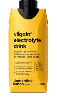 Vilgain Electrolyte Drink Mandarínka s Citrónom 500ml