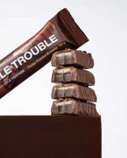 Double Trouble Proteínová Tyčinka- Dvojitá Čokoláda 55g Vilgain