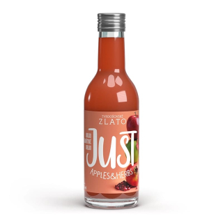 JUST šťava- Jablko, granátové jablko, ibištek kvety 