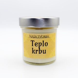 TEPLO KRBU - Sójová Sviečka 120g Naša Tvorba