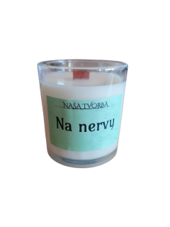 Handmade Sójová Sviečka- NA NERVY 140g