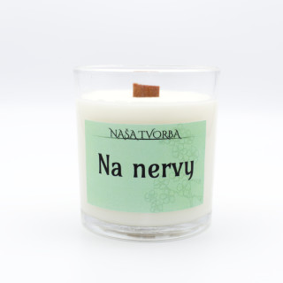 Handmade Sójová Sviečka- NA NERVY 140g