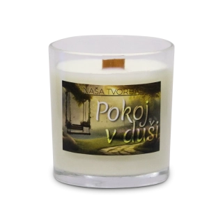 Handmade Sójová Sviečka- POKOJ V DUŠI 140g
